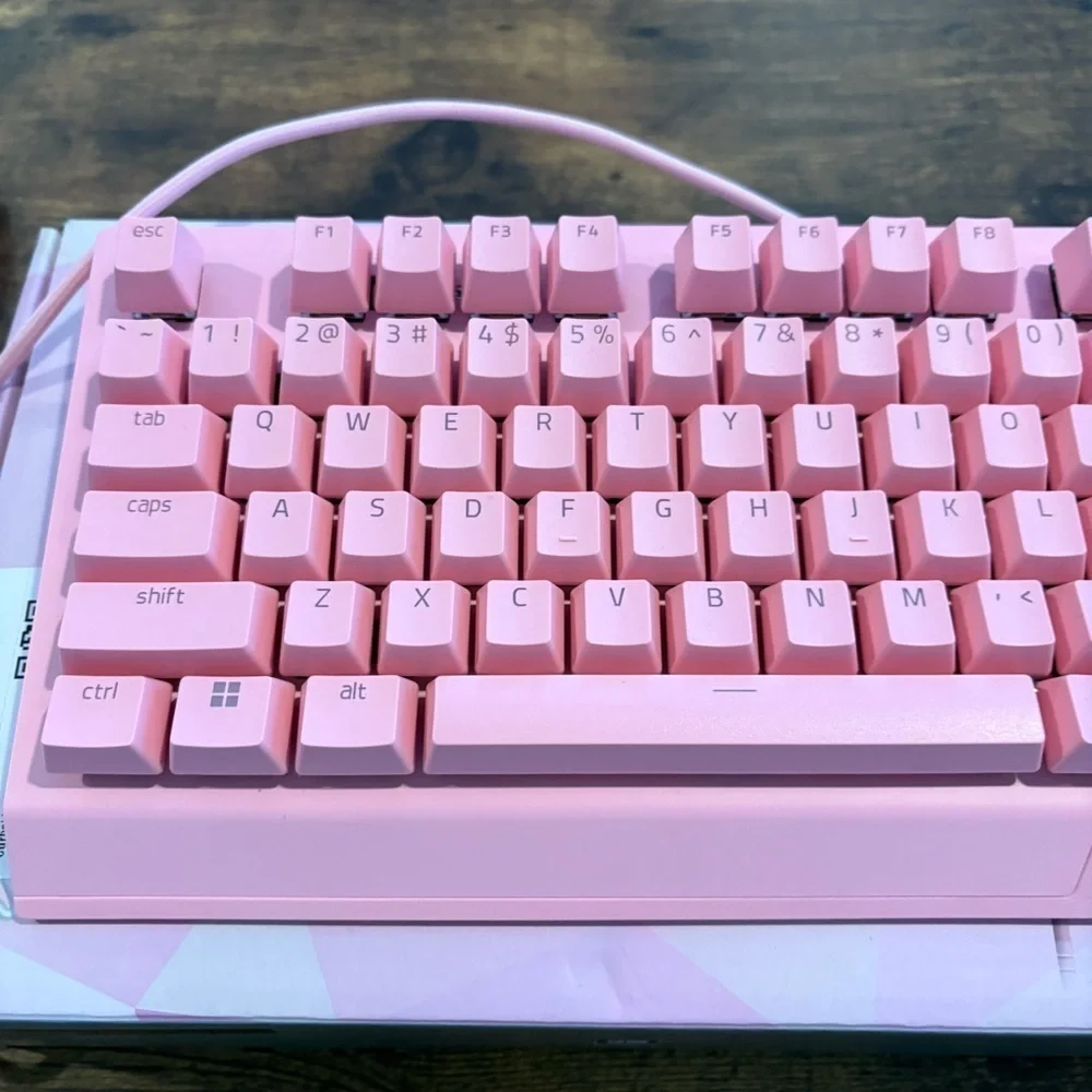 Razer BlackWidow V3 Quartz Keyboard with RGB Lighting